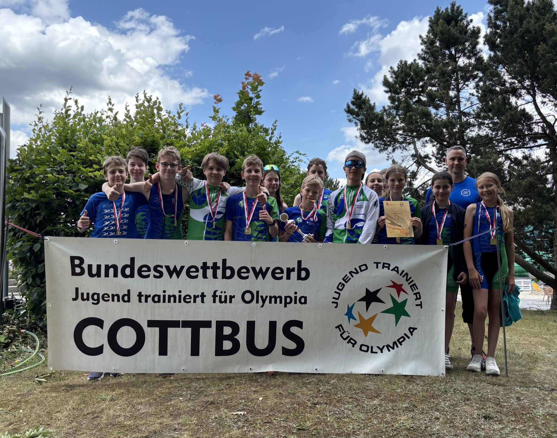 MSG-Team bucht Ticket für das Bundesfinale im Triathlon