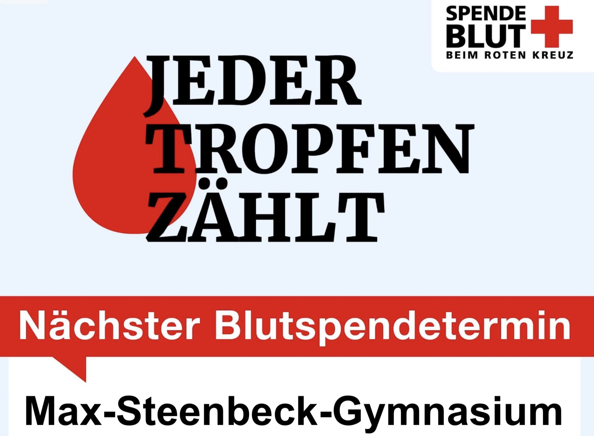 Blutspende am Max-Steenbeck-Gymnasium